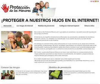 Protecciondemenores.org(Protección) Screenshot