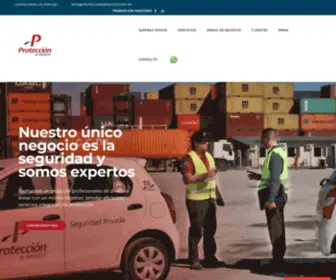 Proteccionderiesgos.com.ar(Empresa de Seguridad Privada que brinda servicios de) Screenshot