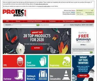 ProteCDirect.co.uk(Protec DIrect) Screenshot