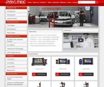 Protecequipment.ca(Protec Equipment Canada Inc) Screenshot