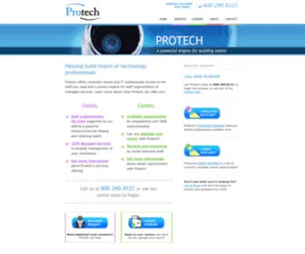 Protech.com(IT Staffing & Tech Jobs for Java) Screenshot