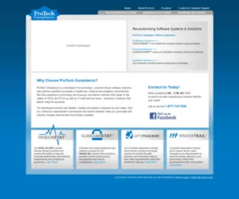 Protechapps.com(Protech Compliance) Screenshot