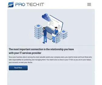 Protechit.com(ProTech IT Group) Screenshot