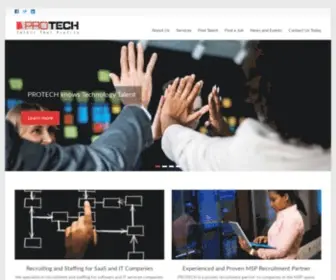 Protechitjobs.com(IT Recruiting Company) Screenshot