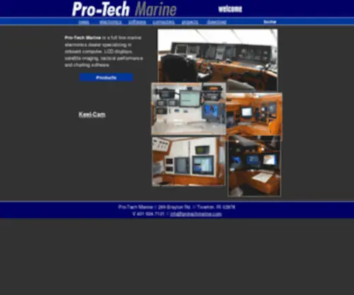 Protechmarine.com(Pro-Tech Marine) Screenshot