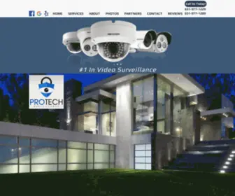 Protechmenow.com(Security Alarm Systems Long Island) Screenshot