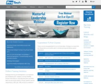 Protechpts.com(Corporate Training) Screenshot