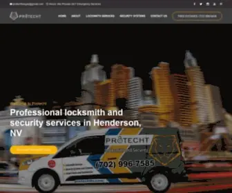 Protechtlv.com(Locksmith Las Vegas NV) Screenshot