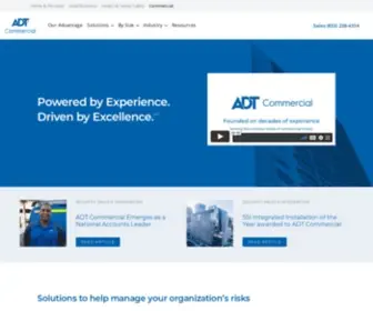 Protecsecurity.com(ADT Commercial Security & Fire Monitoring) Screenshot