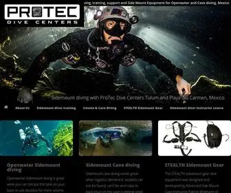 Protecsidemount.com(Sidemount Diving) Screenshot