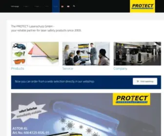 Protect-Laserschutz.de(Laserschutz GmbH) Screenshot