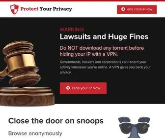 Protect-Your-Privacy-Now.com(How can a private VPN keep you safe online) Screenshot