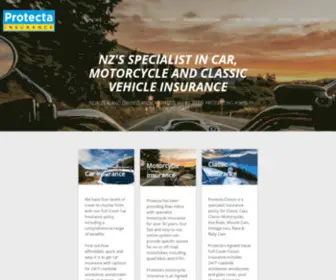 Protectainsurance.co.nz(Protecta Insurance) Screenshot