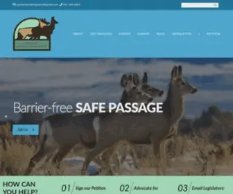 Protectanimalmigration.org(Protect Animal Migration) Screenshot