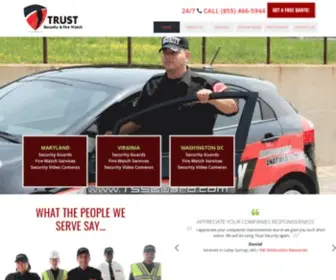 Protectedbytrust.com(We are the best company offering a wide range of private security guard services) Screenshot