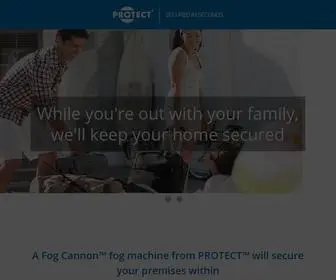 Protectglobal.co.uk(PROTECT Fog Cannon™ fog machine) Screenshot