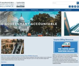 Protectingtaxpayers.org(Holding Government Accountable) Screenshot