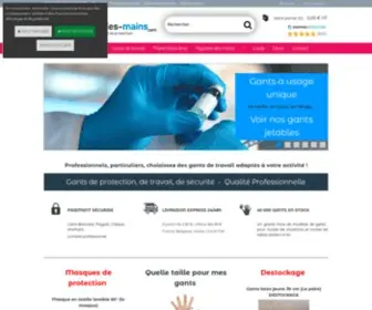 Protection-Des-Mains.com(Expert en gants de protection et de travail) Screenshot