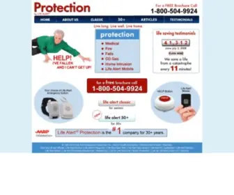 Protection.com(/ Life Alert) Screenshot