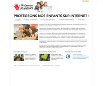 Protectiondesmineurs.com(PROTECTION DES MINEURS) Screenshot