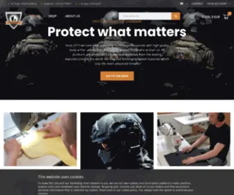 Protectiongroupdenmark.com(Bulletproof vest) Screenshot