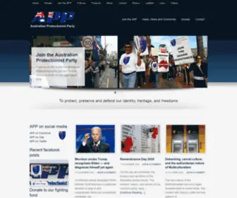 Protectionist.net(Australian Protectionists) Screenshot