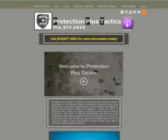 Protectionplustactics.com(Protection Plus Tactics) Screenshot