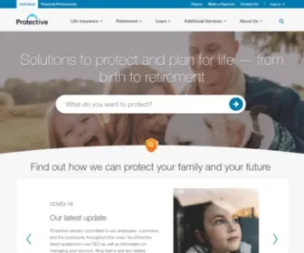 Protective.com(Protective Life) Screenshot