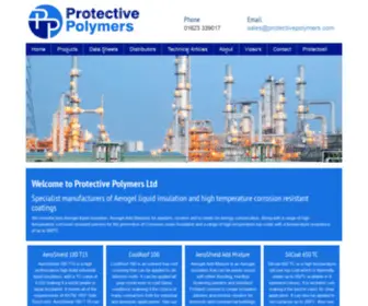 Protectivepolymers.com(Protective Polymers) Screenshot