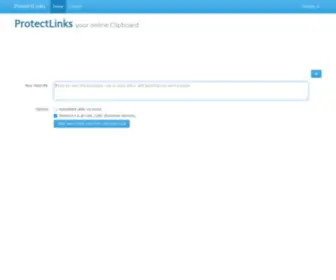 Protectlinks.org(ProtectLinks) Screenshot