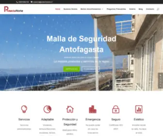 Protectonorte.cl(Servicio de instalación de mallas de seguridad para ventanas) Screenshot