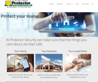 Protectorsecurity.net(Security Systems) Screenshot