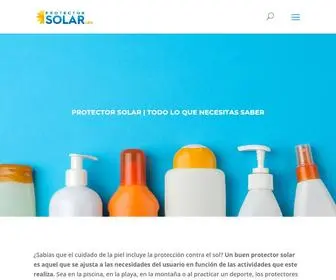 Protectorsolar.org(Protector Solar) Screenshot