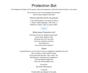 Protectronbot.com(Protectron) Screenshot