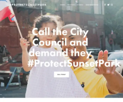 Protectsunsetpark.org(Protect Sunset Park Brooklyn) Screenshot