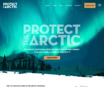 Protectthearctic.org(The Arctic National Wildlife Refuge) Screenshot