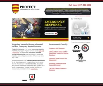 Protectusa.net(Hazardous Materials Cleanup) Screenshot