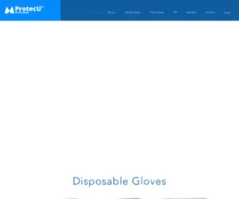 Protecu-Global.com(Disposable gloves) Screenshot