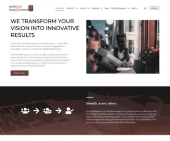 Protegemanagement.com.ng(Global Consulting) Screenshot