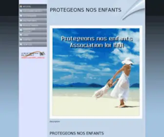 Protegeons-Nos-Enfants.fr(Protegeons nos enfants) Screenshot