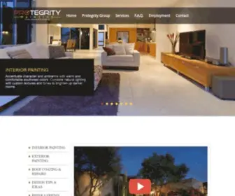 Protegritypainting.com(ProTegrity Painting Contractor) Screenshot