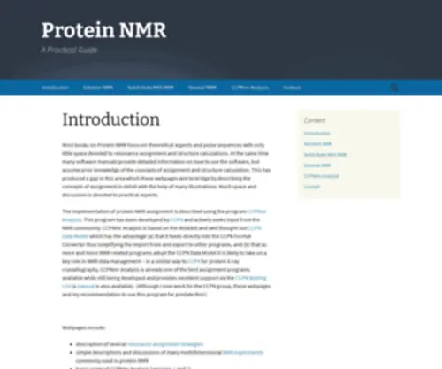 Protein-NMR.org.uk(Bot Verification) Screenshot
