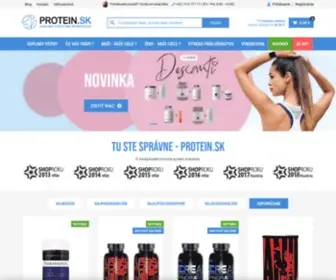 Protein.sk(Doplnky výživy pre športovcov a kulturistov) Screenshot
