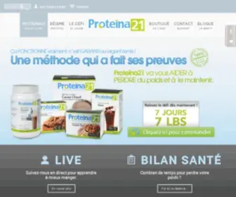 Proteina21.com(Proteïna21) Screenshot