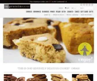 Proteinbakery.com(The Protein Bakery) Screenshot