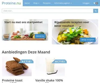 Proteine.nu(De shop voor al uw proteine en eiwitproducten te gebruiken tijdens uw proteinedieet) Screenshot