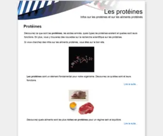 Proteinenaturelle.com(Protéines) Screenshot