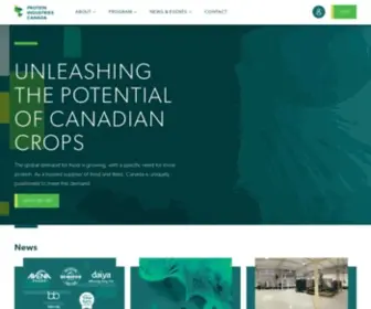 Proteinindustriescanada.ca(Protein industries canada) Screenshot