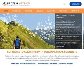 Proteinmetrics.com(Protein Metrics) Screenshot