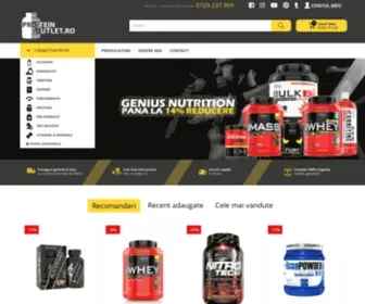 Proteinoutlet.ro(Protein Outlet) Screenshot